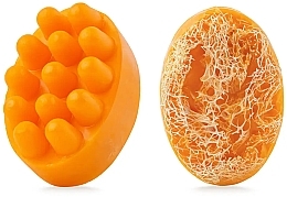 Парфумерія, косметика Масажне антицелюлітне мило з люфою "Апельсин" - BlackTouch Orange Peel Scrub