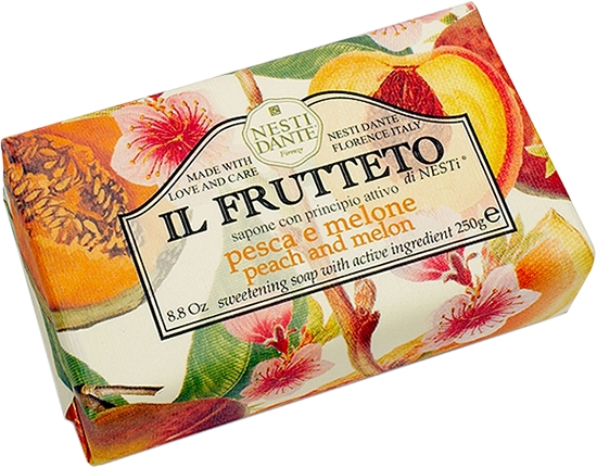 Мыло "Персик и Дыня" - Nesti Dante Il Frutteto Soap