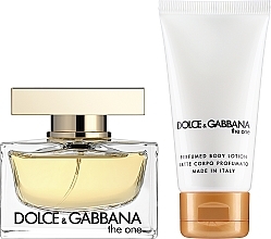 Dolce&Gabbana The One - Набор (edp/50 ml + b/lot/50ml) — фото N2