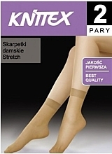 Носки женские "Stretch" 15 Den, 2 пары, nero - Knittex — фото N1