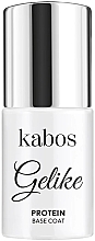 Гібридна база для нігтів - Kabos GeLike Protein Base Coat — фото N1
