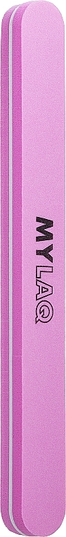 Пилка-полировщик для для ногтей, 100/180, розовый - MylaQ  — фото N1