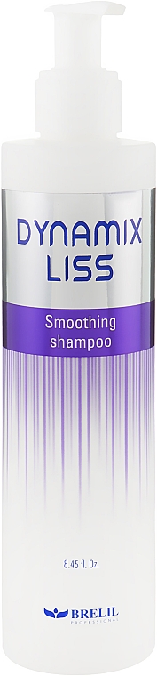 Разглаживающий шампунь - Brelil Dynamix Liss Smoothing Shampoo — фото N1