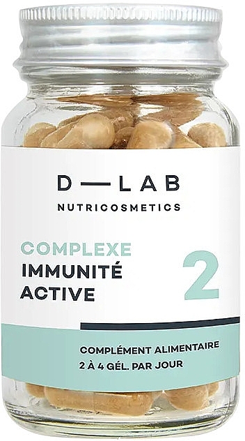 Харчова добавка "Комплекс для зміцнення імунітету" - D-Lab Nutricosmetics Active Immunity Complex — фото N1