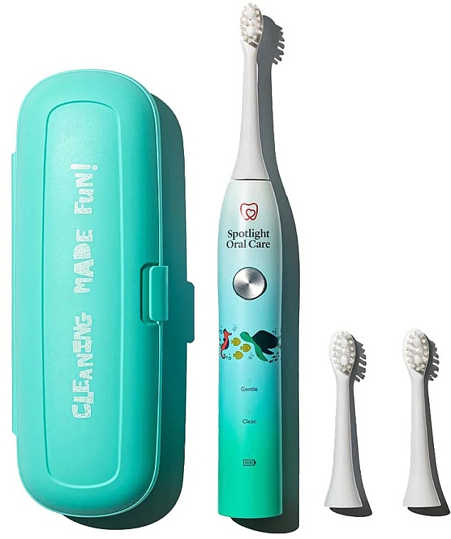 Электрическая детская зубная щетка, с насадками и футляром - Spotlight Oral Care Children's Sonic Toothbrush — фото N1