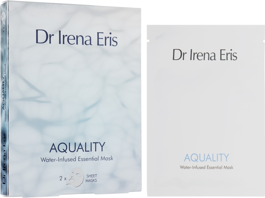 Зволожувальна маска для обличчя - Dr. Irena Eris Aquality Water-Infused Essential Mask — фото N1