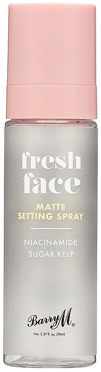 Фіксувальний спрей для макіяжу - Barry M Fresh Face Matte Setting Spray — фото N1