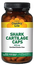 Парфумерія, косметика Натуральна добавка "Акулячий хрящ" - Country Life Shark Cartilage