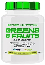 Духи, Парфюмерия, косметика Пищевая добавка "Зелень и фрукты" - Scitec Nutrition Vita Greens & Fruit Pear-Lemon