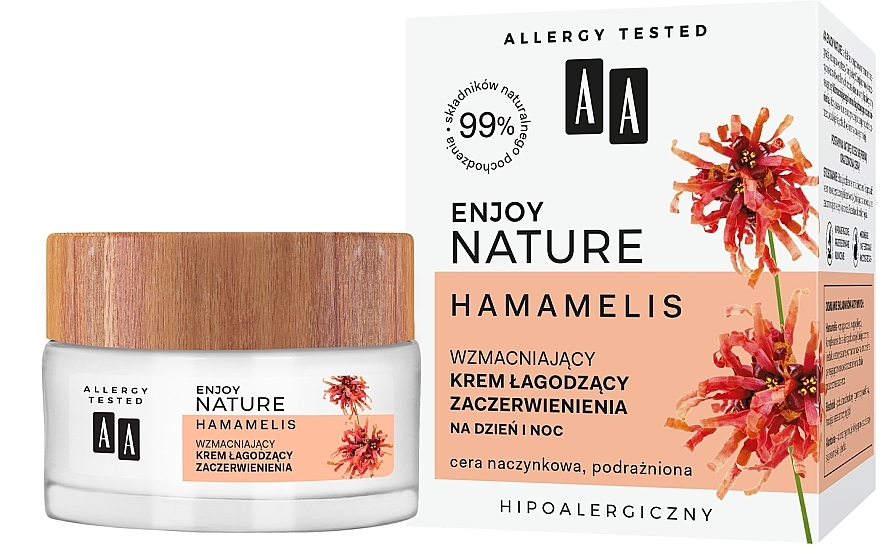 Заспокійливий крем для обличчя - AA Cosmetics Enjoy Nature Soothing Cream