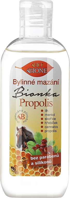 Спиртовой травяной раствор для суставов и мышц - Bione Cosmetics Bionka Propolis — фото N1