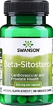 Диетическая добавка "Бета-ситостерол" - Swanson Beta-Sitosterol 320 mg Veggie Capsules — фото N1
