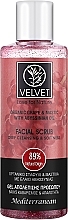 Парфумерія, косметика Скраб для обличчя - Velvet Love for Nature Organic Grape & Mastic Face Scrub