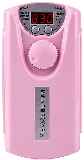 Фрезер портативный BQ-101 Pink на 45W/ 35000 об. - Mobile Drill