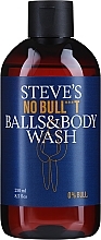 Гель для душу для чоловіків, для інтимної гігієни - Steve`s No Bull***t Ball & Body Wash — фото N1