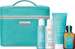 Парфумерія, косметика Набір, 5 продуктів - Moroccanoil Hydration Travel Hair Set