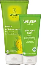 Парфумерія, косметика Набір - Weleda Fresh Greeting Citrus & Skin Food Set (sh/gel/200ml + cr/75ml)