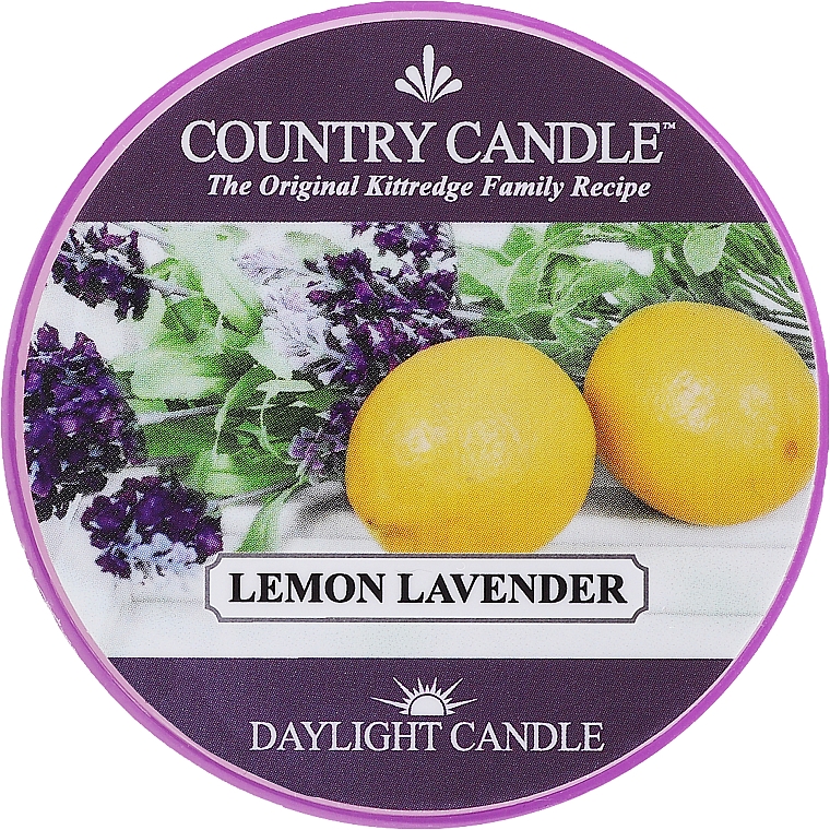 Ароматическая свеча в банке - Country Candle Lemon Lavender — фото N1