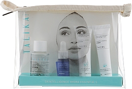 Парфумерія, косметика Набір - Talika Hydra Essentials Travel Kit (micel/water/30ml + f/cr/15ml + scr/15ml + serum/7ml + bag)