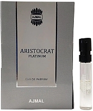 Парфумерія, косметика Ajmal Aristocrat Platinum - Парфумована вода (пробник)