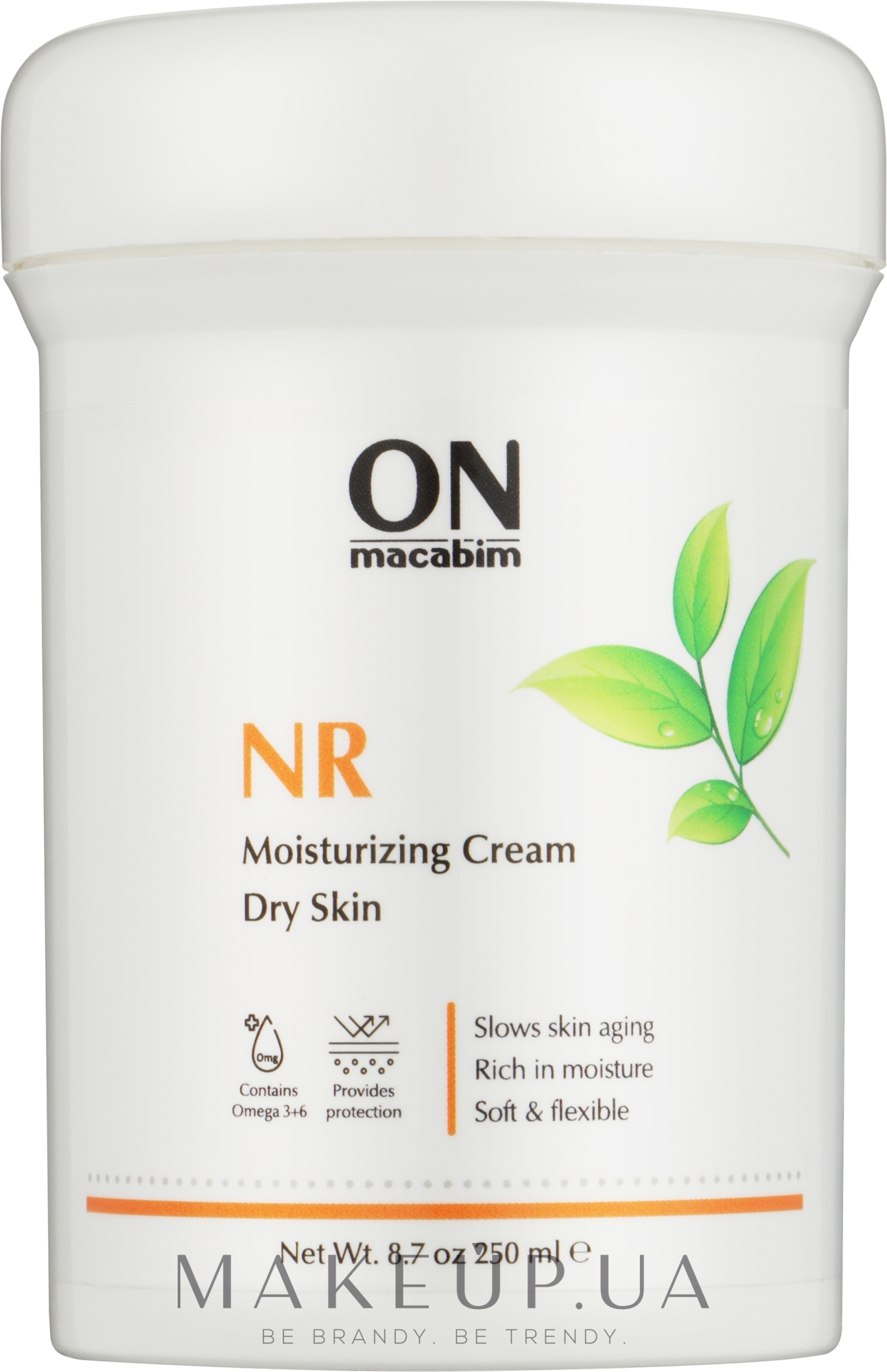 Зволожувальний крем для нормальної та сухої шкіри - ONmacabim NR Moistrizing Cream Normal And Dry Skin SPF15 — фото 250ml