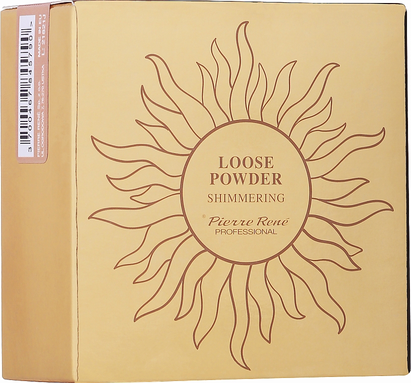 Рассыпчатая мерцающая пудра - Pierre Rene Professional Loose Shimmering Powder — фото N3