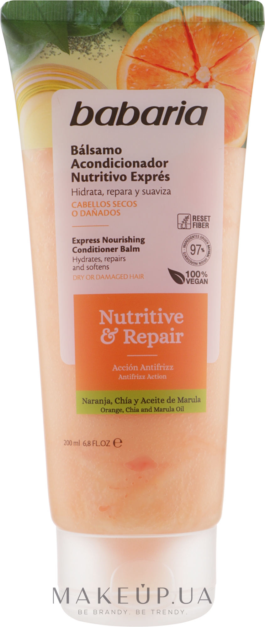 Кондиционер для волос "Экспресс-питание" - Babaria Nutritive & Repair Conditioner — фото 200ml