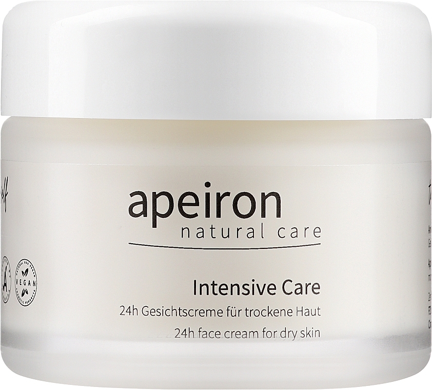 Крем для обличчя - Apeiron Intensive Care 24h Face Cream — фото N1