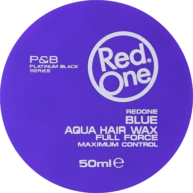 Аквавіск для волосся ультрасильної фіксації - RedOne Aqua Hair Wax Blue — фото N1