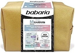 Духи, Парфюмерия, косметика Набор - Babaria Microbiota Balance Kit (cr/50 ml + ser/30 ml + ampole/2 ml + pouch)