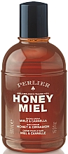 Гель-крем для душу "Мед та кориця" - Perlier Honey Miel Bath Cream Honey & Cinnamon — фото N1