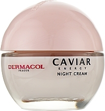 Парфумерія, косметика Зміцнювальний нічний крем проти зморщок - Dermacol Caviar Energy Anti-Aging Night Cream