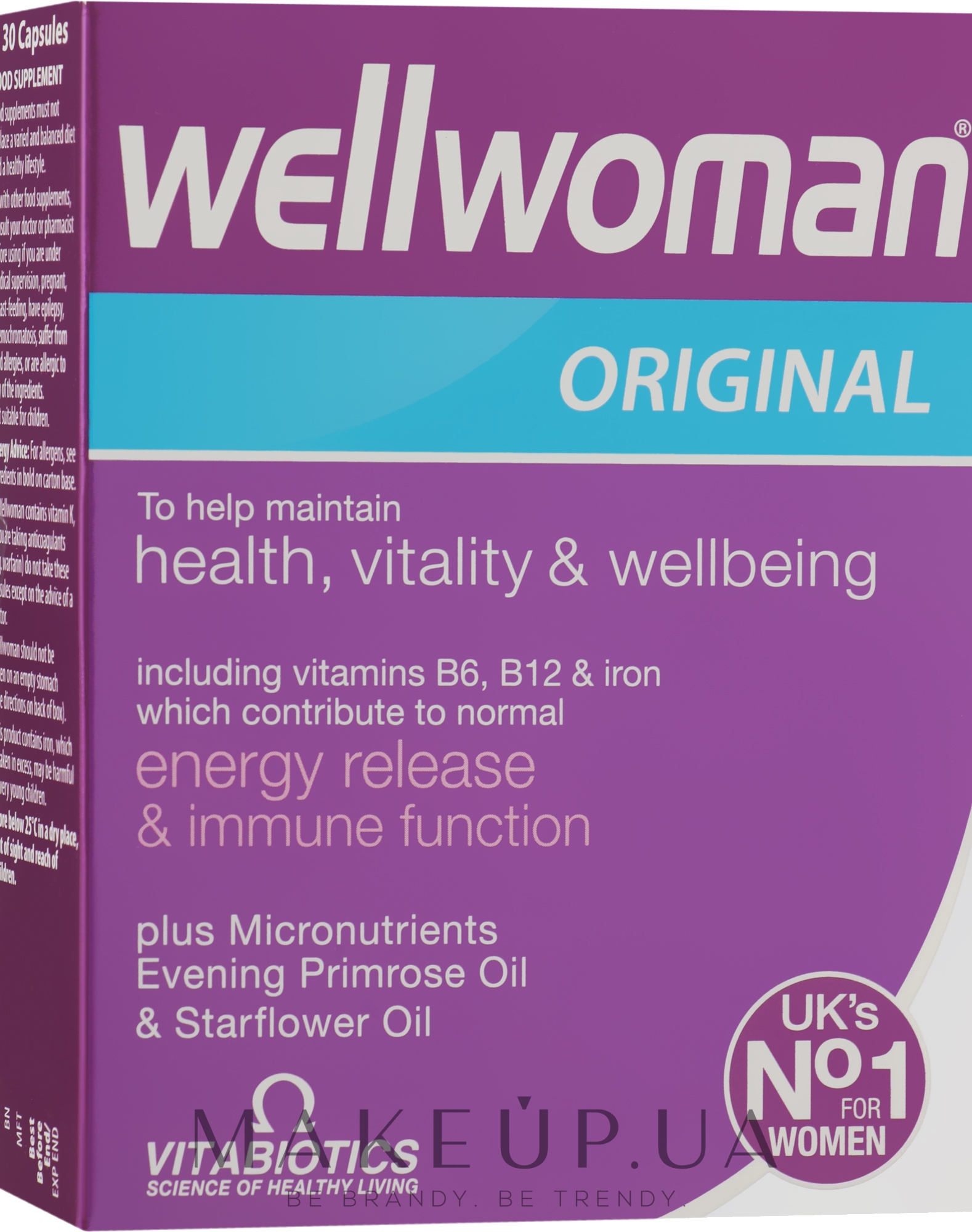 Витаминно-минеральный комплекс - Vitabiotics Wellwoman — фото 30шт