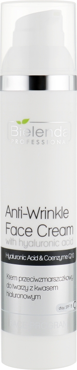Антивозрастной крем с гиалуроновой кислотой - Bielenda Professional Anti-Wrinkle Face Cream — фото N3