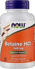 Духи, Парфюмерия, косметика Бетаина гидрохлорид, 648 мг - Now Foods Betaine HCl