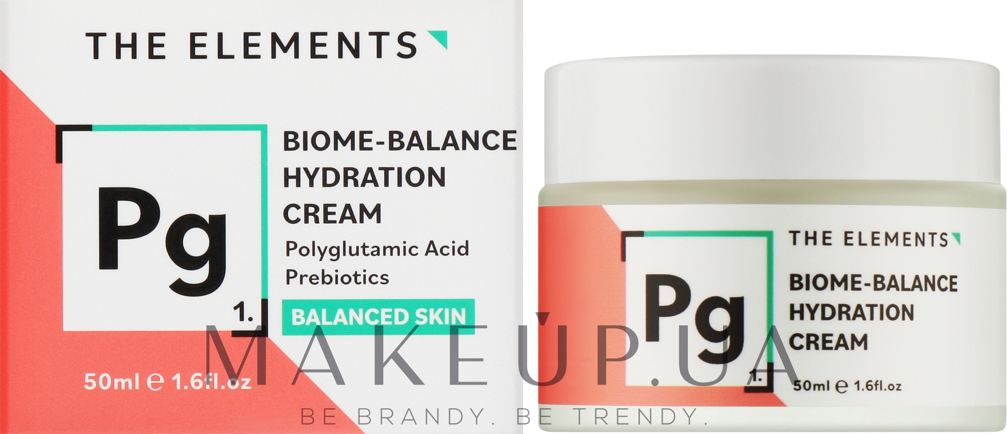 Зволожувальний крем для балансування мікробіому шкіри - The Elements Biome-Balance Hydration Cream — фото 50ml