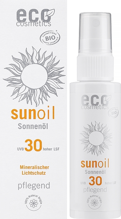 Солнцезащитное масло SPF 30 - Eco Cosmetics Sun Oil SPF 30 — фото N2
