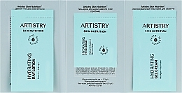 Набор пробников "Увлажнение" - Amway Artistry Skin Nutrition (tonic/1,8ml + lot/0,75g + gel/0,75g + eye/gel/0,3g) — фото N2