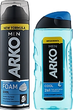 Духи, Парфюмерия, косметика Набор - Arko Men Cool (foam/200ml + sh/gel/260ml)