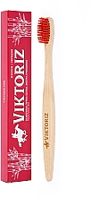 Бамбукова зубна щітка "Екстраочищення" - Viktoriz Texas — фото N1