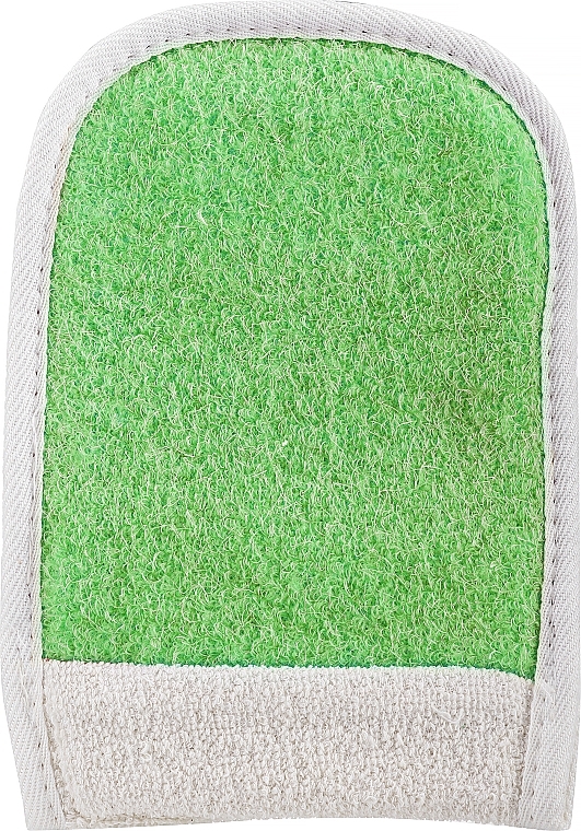 Хлопковая мочалка для тела, зеленая - RedRings Cotton Sponge — фото N1
