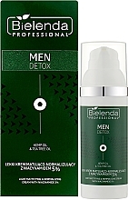 Крем для обличчя з ніацинамідом 5% - Bielenda Professional Men Detox — фото N2