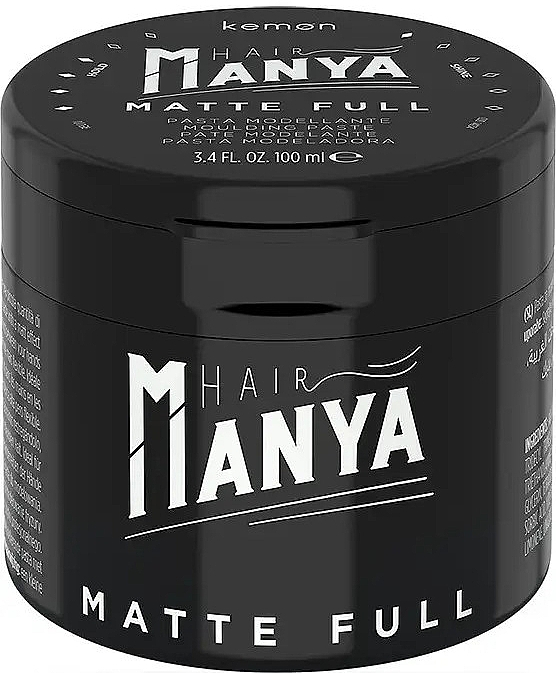 Моделювальна паста для волосся з матовим ефектом - Kemon Hair Manya Matte Full Paste — фото N1