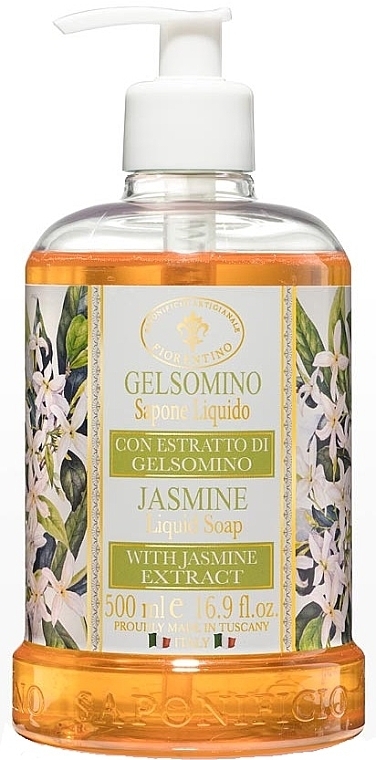 Рідке мило "Жасмин" - Saponificio Artigianale Fiorentino Jasmine Liquid Soap — фото N1