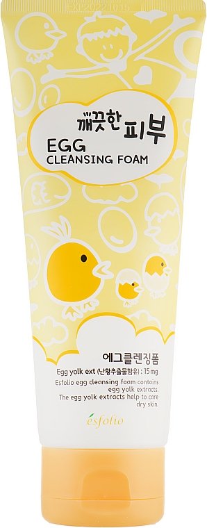 Яєчна пінка для вмивання - Esfolio Pure Skin Egg Cleansing Foam — фото N2