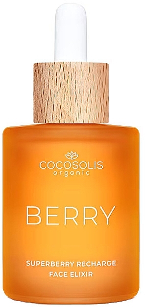 Питательный и восстанавливающий эликсир для лица - Cocosolis Berry Superberry Recharge Face Elixir — фото N1