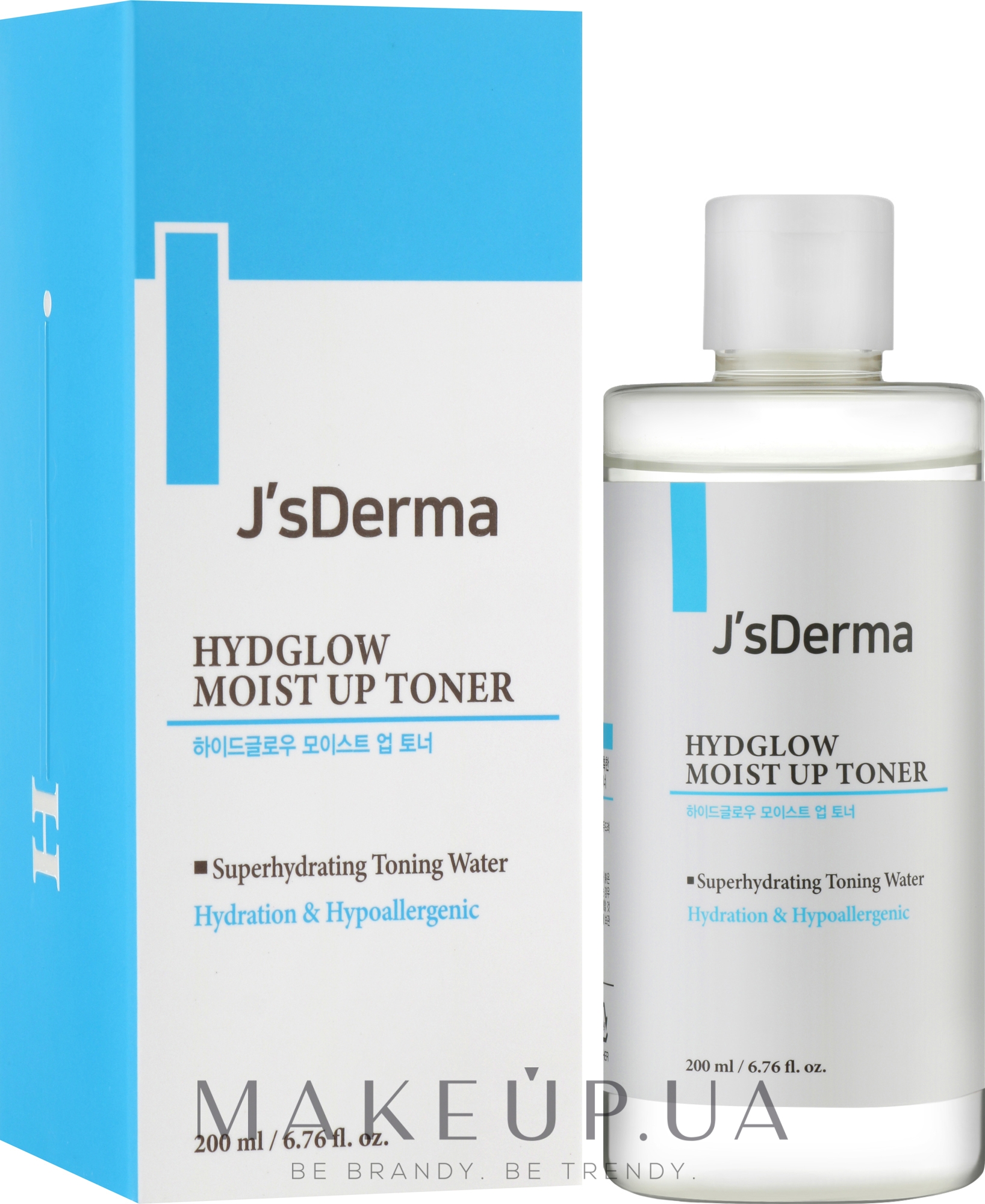 Тонер для лица с гиалуроновой кислотой - J'sDerma pH Balance & Hydration Toner  — фото 200ml