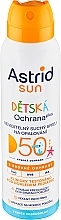 Духи, Парфюмерия, косметика Солнцезащитный сухой спрей "Защита детей плюс" - Astrid Sun Kids SPF 50 Invisible Dry Spray