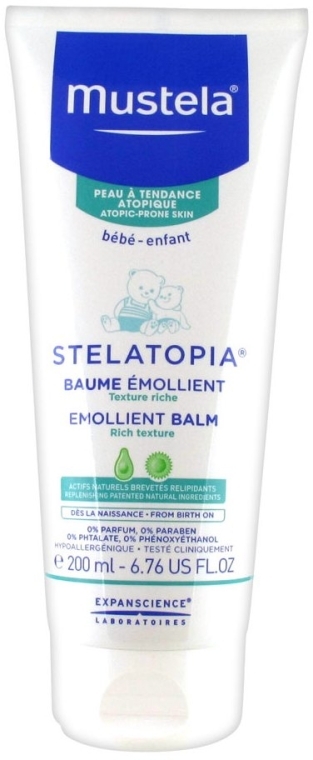 Пом'якшувальний бальзам для обличчя і тіла - Mustela Stelatopia Balm