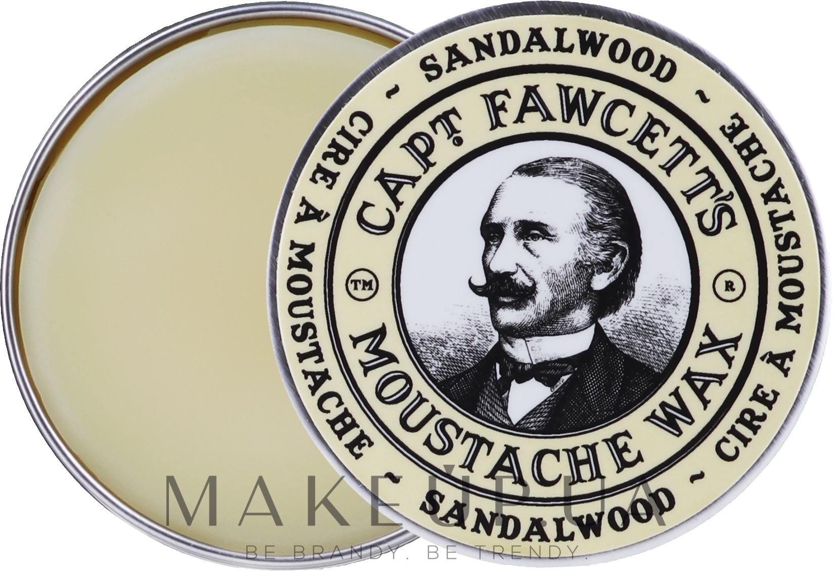Воск для усов - Captain Fawcett Sandalwood Moustache Wax — фото 15ml
